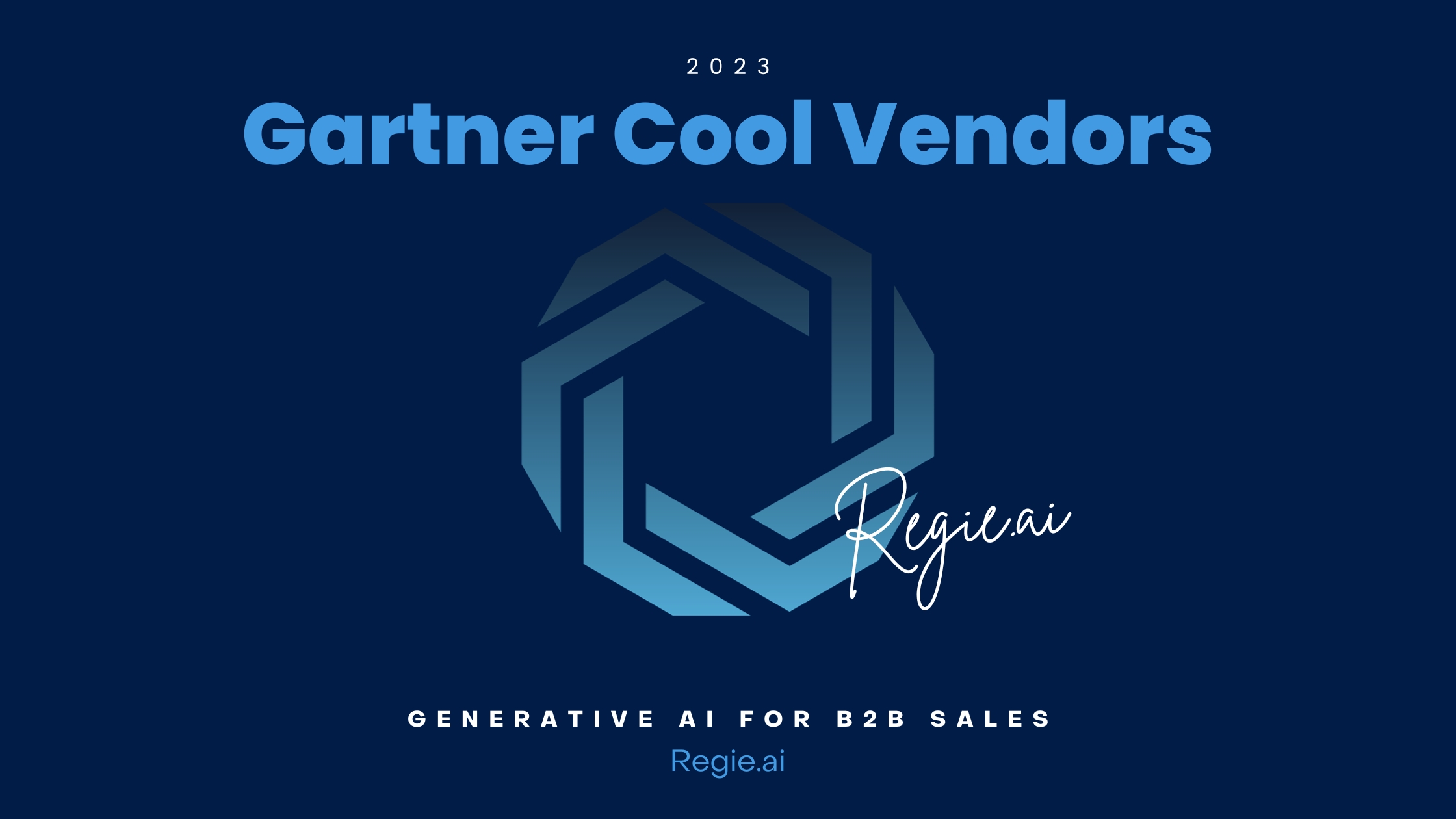 Regie.ai Named Gartner® Cool Vendor 2023