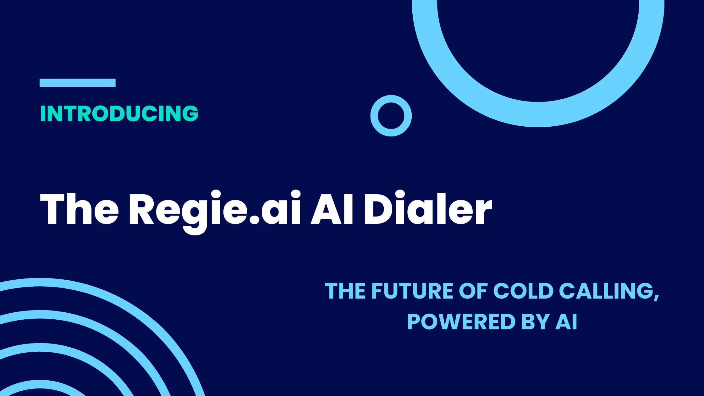 Introducing the Regie.ai AI Dialer
