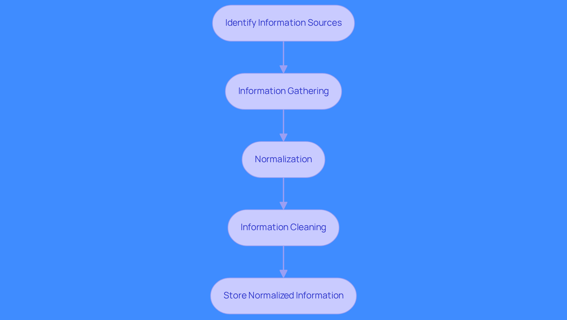 Each box represents a crucial step in preparing your data for AI enrichment. Follow the arrows to see how each step leads to the next, ensuring your information is organized and reliable for better insights.