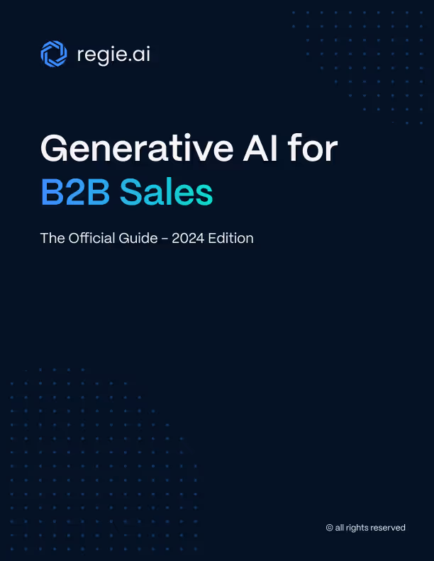 Official Guide to Generative AI For B2B Sales