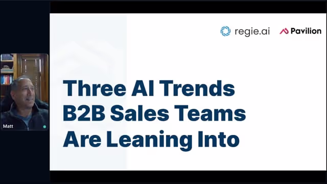 Three AI trends B2B sales teams are leaning into
